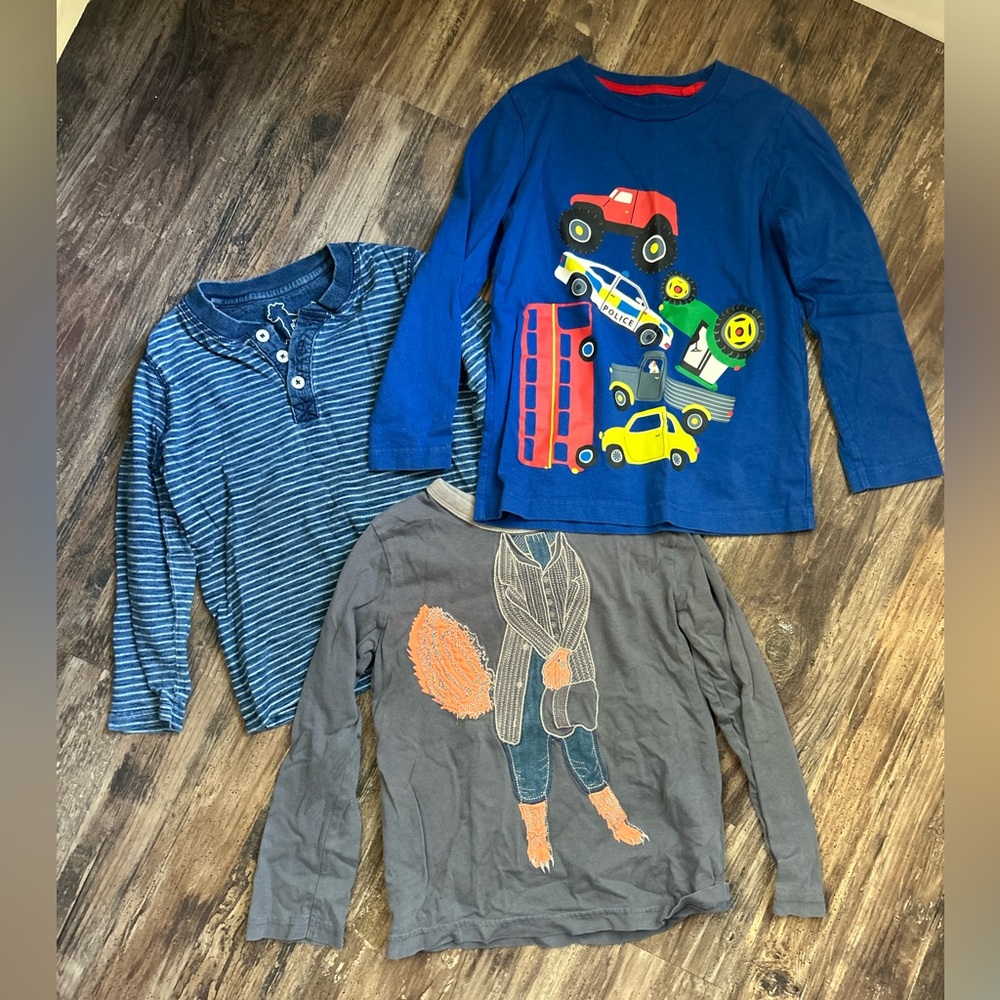 Mini Boden Long Sleeve Bundle 4-5T